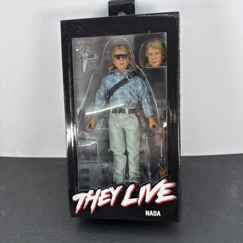 NECA They Live - John Nada (8 inch) (Clothed) Actionfigur Roddy Piper Neu in OVP
