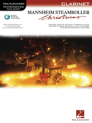 Mannheim Steamroller Christmas Clarinet Solo Sheet Music Play-Along Book Audio