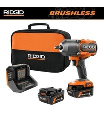 RIDGID 18V Brushless Cordless 4-Mode 1/2 in. High-Torque Impact Wrench Kit New