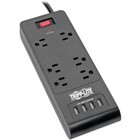 EATON TRIPP LITE SERIES MASTER-POWE TLP664USBB 6OUT SURGE PROTECTOR STRIP 4 USB
