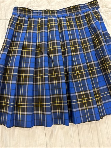 Dennis Uniform Mayfair Plaid Skirt Skort- Size 12 GUC Made In The USA - Picture 2 of 4