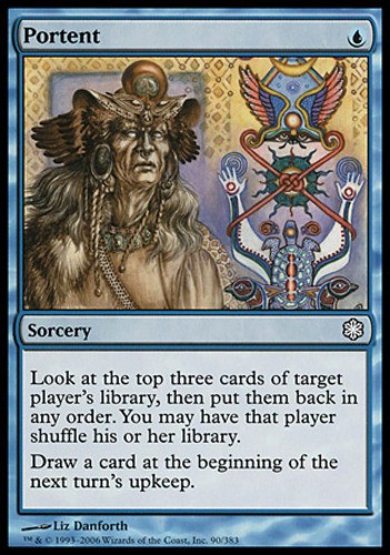 Portent - Coldsnap Theme Deck Reprints #90/383 MTG Magic The Gathering - Picture 1 of 1