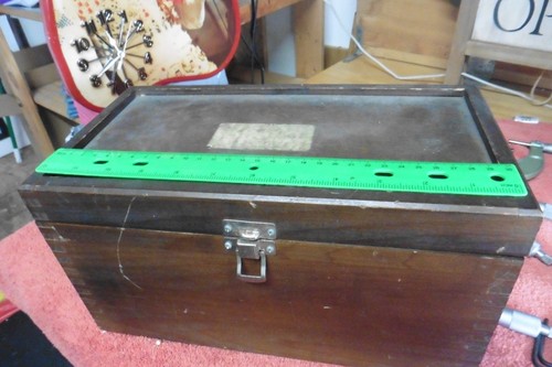 vintage Micrometer Box dovetail. (box Only) - Bild 2 von 9