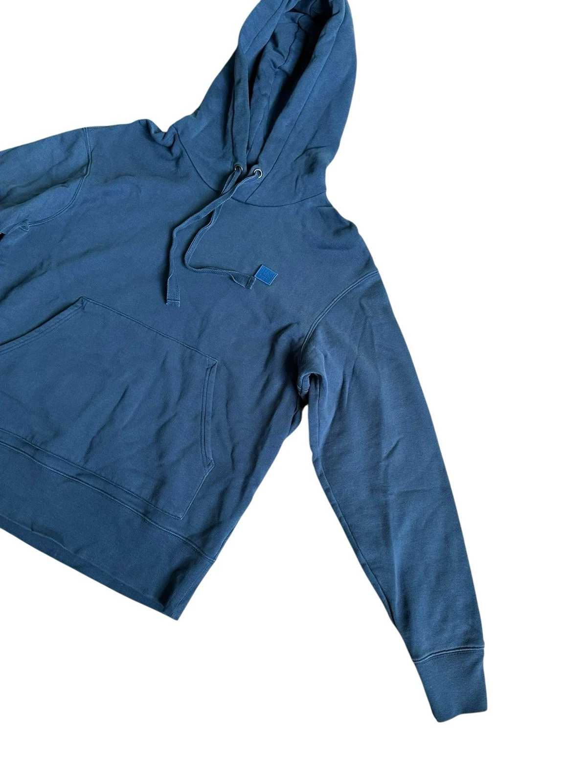 ACNE STUDIOS Felpa con Cappuccio Uomo Lavata Navy Manica Lunga Uomo Taglia L