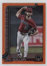 2025 Topps Series 2 Orange Rainbow Foilboard /25 Zac Gallen #448 16wc