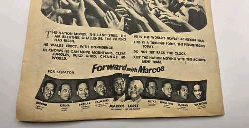 Philippines 1969 Magazine People VS. Sergio Osmeñia Jr.Used. - Picture 6 of 6