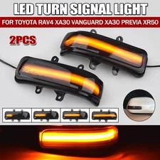 Side Mirror Indicator Dynamic LED Turn Signal Light For Toyota RAV4 XA30