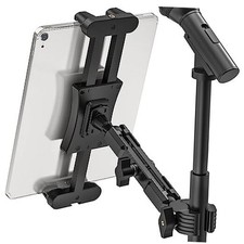 iPad Mic Stand Mount, 360  Rotation Tablet Holder for Microphone Music Stand