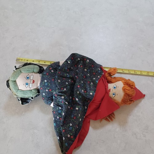 Muñeca De Colección Años 70 Topsy Turvy Caperucita Roja Abuela, Lobo Abatible Reverso 21" - Imagen 11 de 12