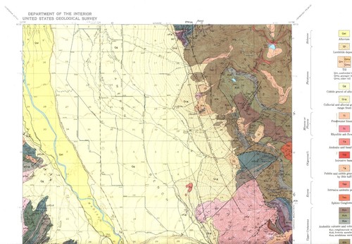 USGS Geologic Map: Cameron Quadrangle, Montana - Picture 3 of 3