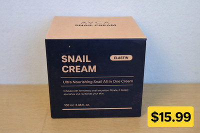 AVCA Snail Cream 100ml Korean Moisturizer Hydrating All In One EXP 2028