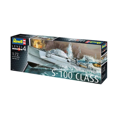 Revell/Mon Modellbausatz S-100 Class - Deutsches Schnellboot German Fast Atta Neu
