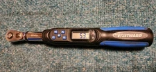 Westward 6PAE8 Reversible Electronic Torque Wrench, Mini, 1/4 In. Dr. SAE/Metric