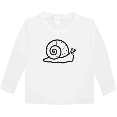 Kinder / Kinder Langarmshirt Baumwolle ''Gartenschnecke'' (KL061900)