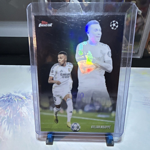 Topps Finest UEFA Club Competitions 2025-26 Shadow Play Kylian Mbappé #SH-2