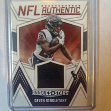 2023 Panini Rookies & Stars - Nfl Authentic Devin Singletary #NA-DS (MEM)