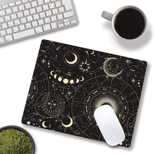 Multi-color Natural Landscape Mouse Pad/Black Moon Sun Design Mouse Pad - Bild 8 von 12
