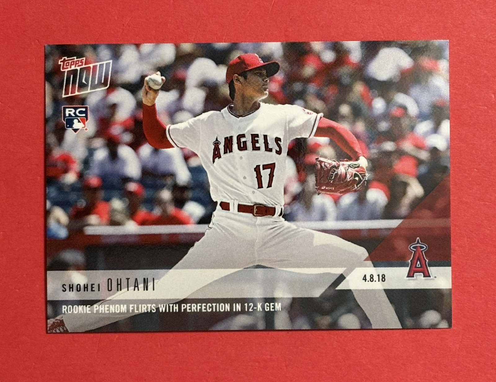 SHOHEI OHTANI - 2018 Topps Now Rookie #53 RC