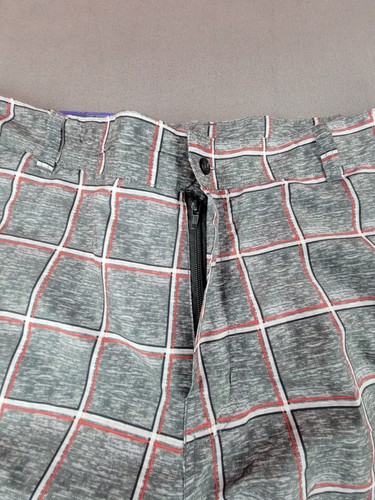Blue Gear Men's Size 44 Gray Plaid Cargo Shorts - Picture 5 of 12