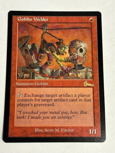 MTG English Goblin Welder NM Normal Urza's Legacy - Picture 2 of 4