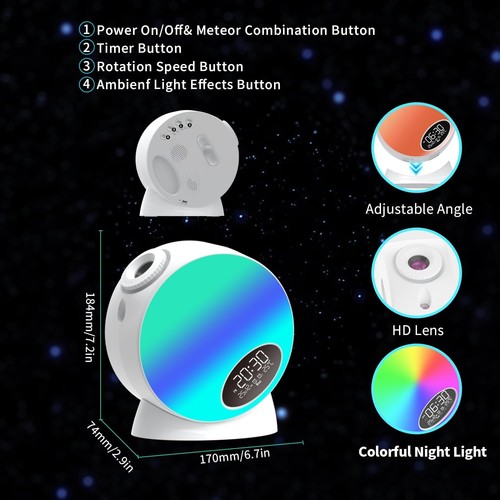 Galaxy Projector,13 in 1 HD Planetarium Star Projector for Bedroom,Star Proje... - Picture 6 of 7