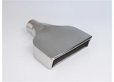 Different Trends DT-25027S Polished Stainless Steel Oval Exhaust Tip