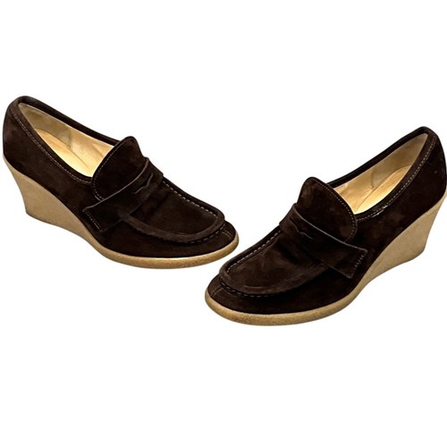 Mocasín de cuña Michael Kors Rory Y2K marrón chocolate plataforma 3" para mujer 9  - Imagen 4 de 12