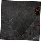 NUFLR Peel and Stick Floor Tile Waterproof, 20pcs Marble Vinyl Flooring, Black
