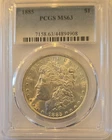 1885 Morgan Dollar PCGS MS63 Silver $1 Coin Philadelphia KM#110