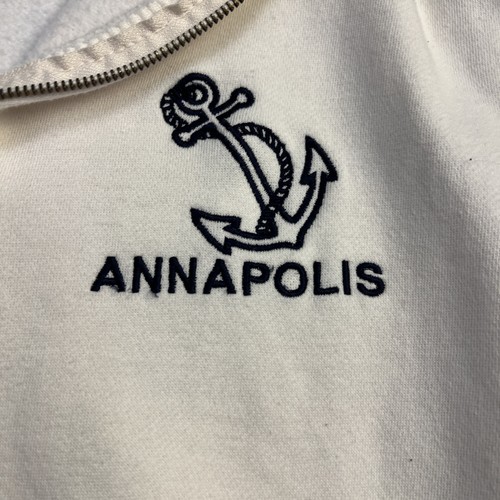 Vineyard Authentic Vintage Crew Full Zip Mens Large Sweatshirt Anchor - Picture 3 of 8