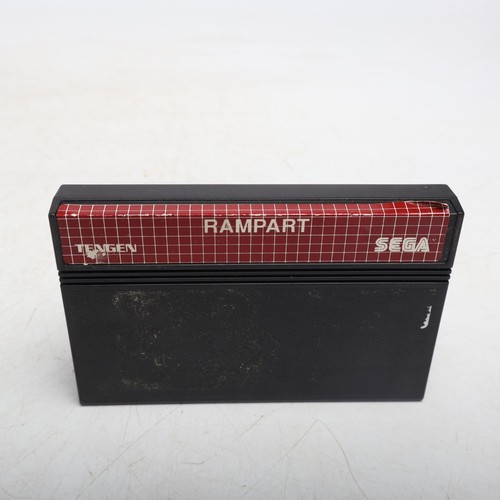 Rampart Sega Master System Cover Art And Cart - Picture 2 of 5