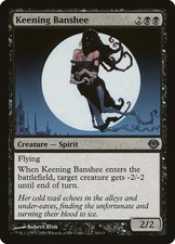 Keening Banshee [Duel Decks: Garruk vs. Liliana] Moderately Played