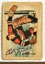 1953-54 Parkhurst #82 Elwin Al Rollins Chicago Blackhawks Vintage Hockey
