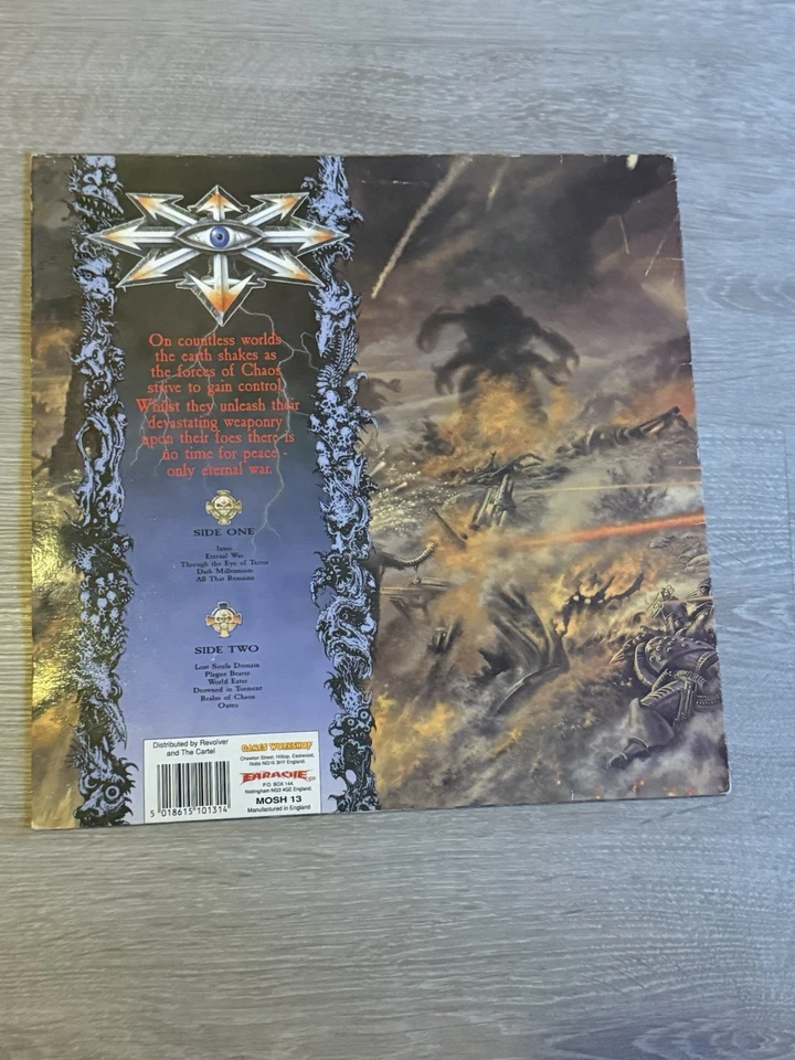 Bolt Thrower Realm Of Chaos 1. Press Non Gatefold + Insert Earache Vinyl LP - Bild 2 von 4