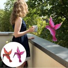  2 Pcs Dekoration Wand Metall Aus Metallvogelwandkunst Wandschmuck