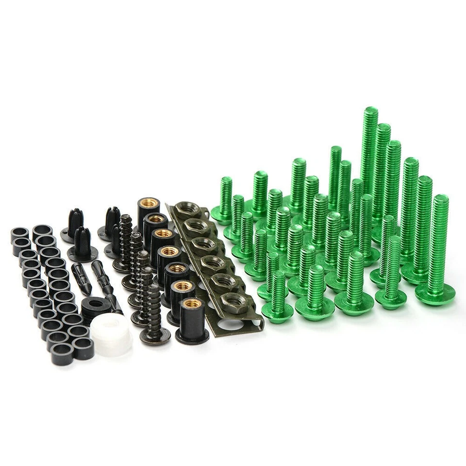 Boulons de Carénage Fairing Bolts Pour Kawasaki ZX6R 7R ZX9R ZX12R ZX14 - Photo 4/4