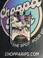 2021-22 Upper Deck Clear Cut Cal Petersen UD Canvas Red Autograph /40 #CS-CP