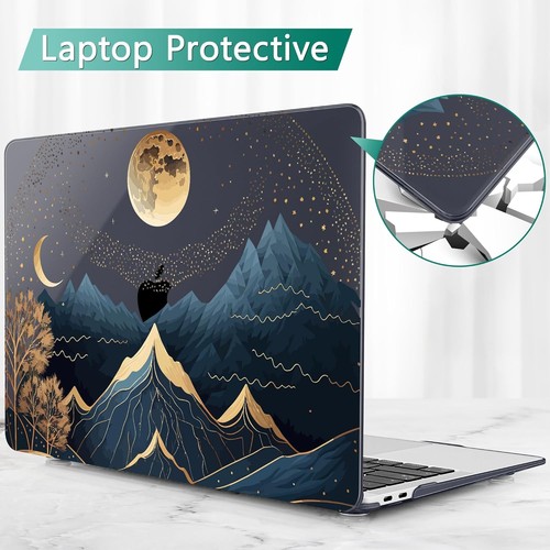 MacBook Air 13 Inch Hard Shell Case Plastic Starry Mountain Fits Retina Display - 第 9/10 張圖片