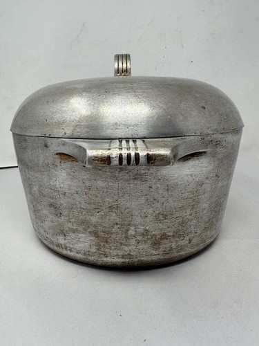 Vtg. WAGNER WARE Sidney O Magnalite 8 Qt 4265 P Oval Roaster w/ Lid - 第 7/8 張圖片