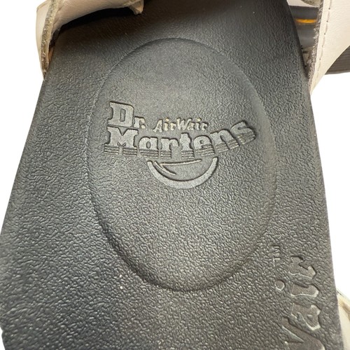 Dr. Doc Martens Blaire Damen-Plateausandalen Lederriemen klobig weiß US-Größe 7 - Bild 7 von 7