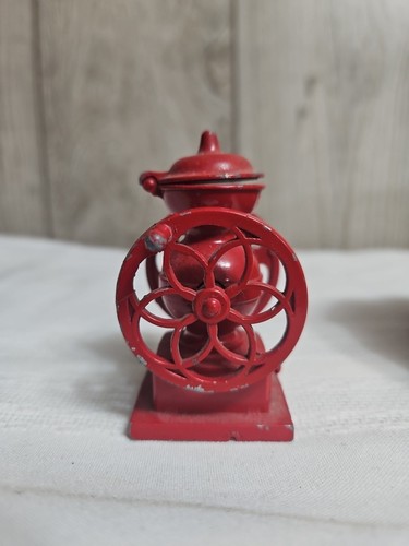 AFILADOR DE LÁPICES de hierro fundido rojo brillante miniatura, Hong Kong, de colección - Imagen 6 de 10