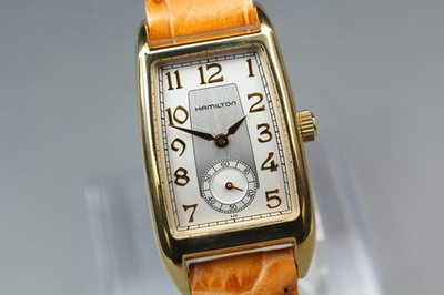 [Fast neuwertig] Hamilton H333310 22 mm weißes Zifferblatt kleine Sekunde...