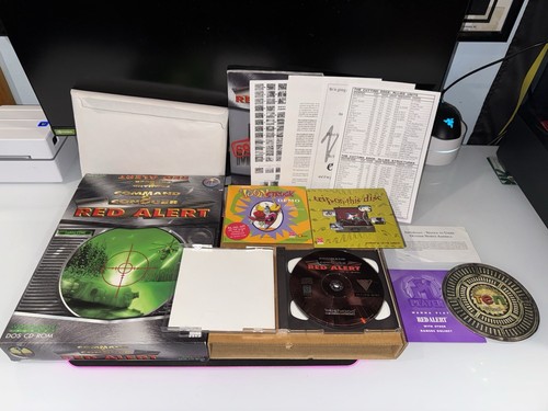 Command & Conquer Red Alert (PC, 1996) – Big Box – CIB + Demo Disks – Clean Copy - Picture 4 of 10