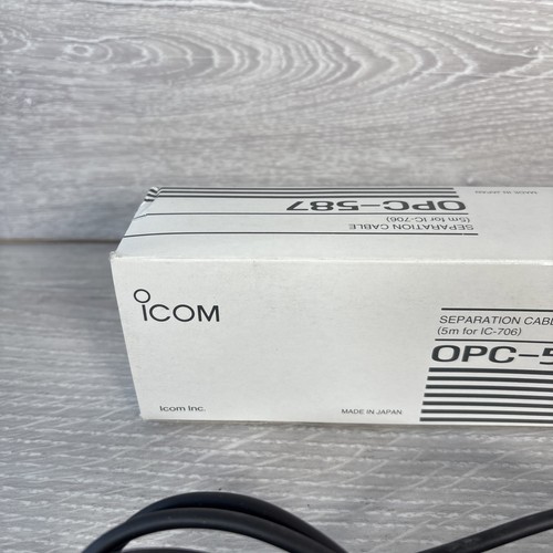 Icom OPC-587 Kopf Trennkabel 706 Mk2 G / 703 5m Version Neu im Karton - Bild 2 von 12