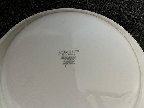 ZWEI Corelle LYRICS 15 Unzen SCHÜSSEL flacher Rand Pasta Suppe Teller super selten - Bild 3 von 3