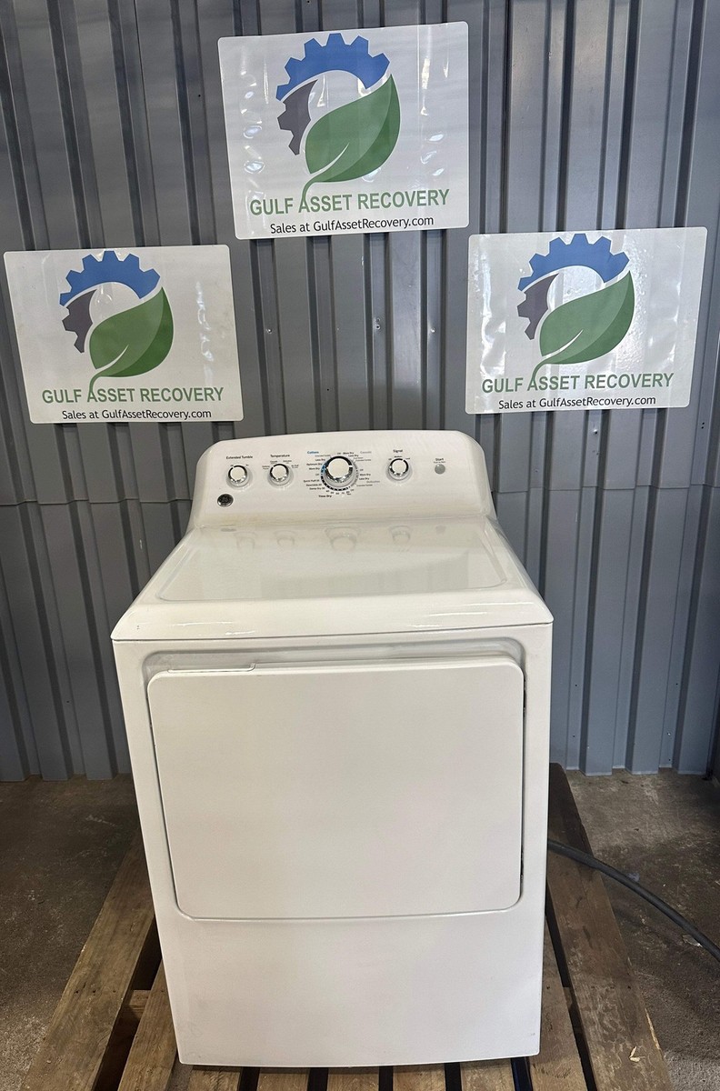 GE GTD42EASJ2WW Vented Front-Load Electric Dryer, 7.2cu ft, White