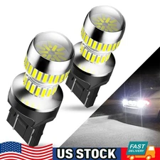 2x LED Backup Reverse Light Bulbs Back Up Super Bright White 7440 7443 7444 W21W
