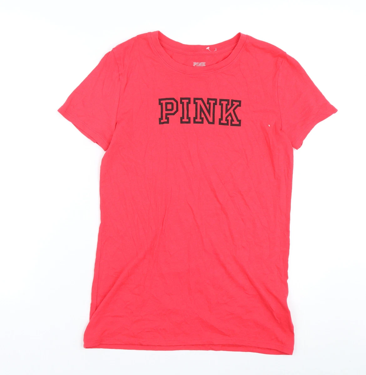 T-shirt Victoria's Secret PINK Bling Wreath Love Pink Avec Décor | T-shirt Scoopneck Neuf Avec étiquette