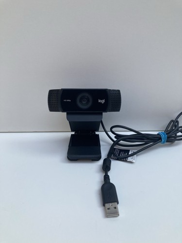 Kamera internetowa Logitech C920 Pro HD Full HD 1080p, 30 kl./s, kompaktowa, czarna używana
