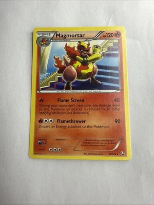Magmortar 21/124 Rare Pokémon TCG Regular - Dragons Exalted [ NM ]